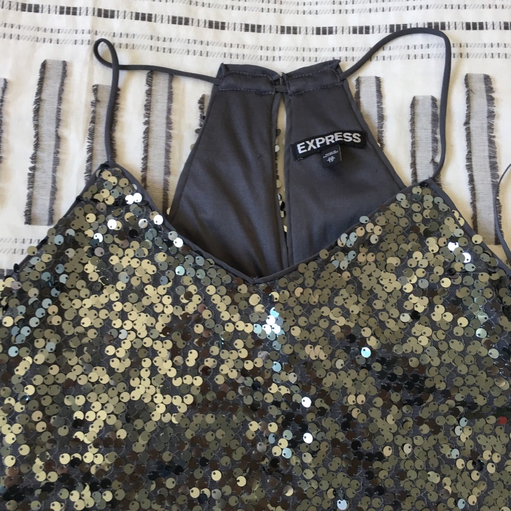 Sequined Mini Dress - image 3